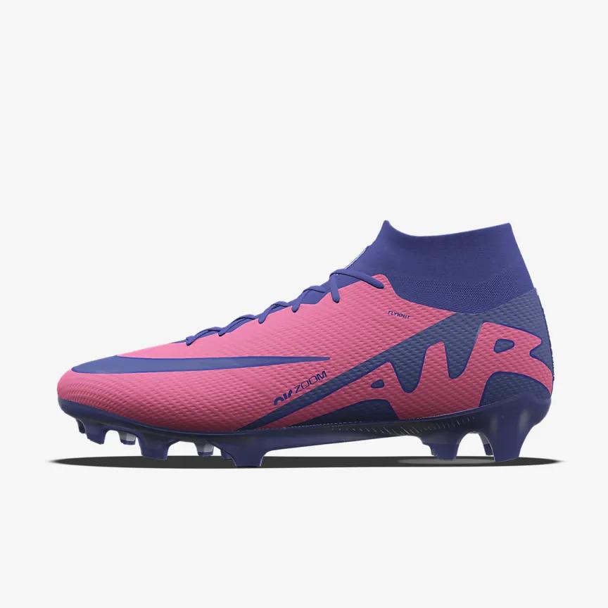 Giày Nike Mercurial Superfly 9 Elite By You Nữ Tím Xanh